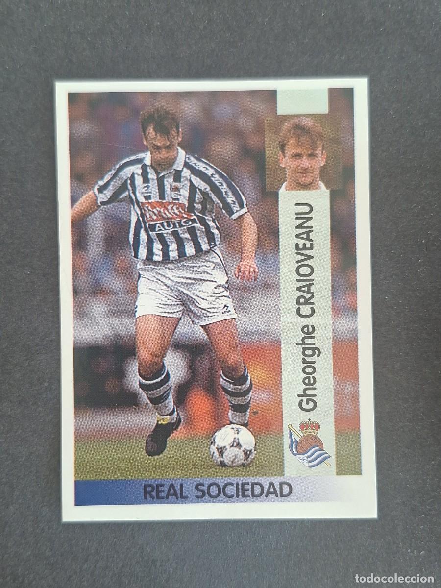 Cromos de f&uacute;tbol: L2 CRAIOVEANU REAL SOCIEDAD 111 PANINI LIGA 1996 1997 96 97 NUNCA PEGADO SIN PEGAR