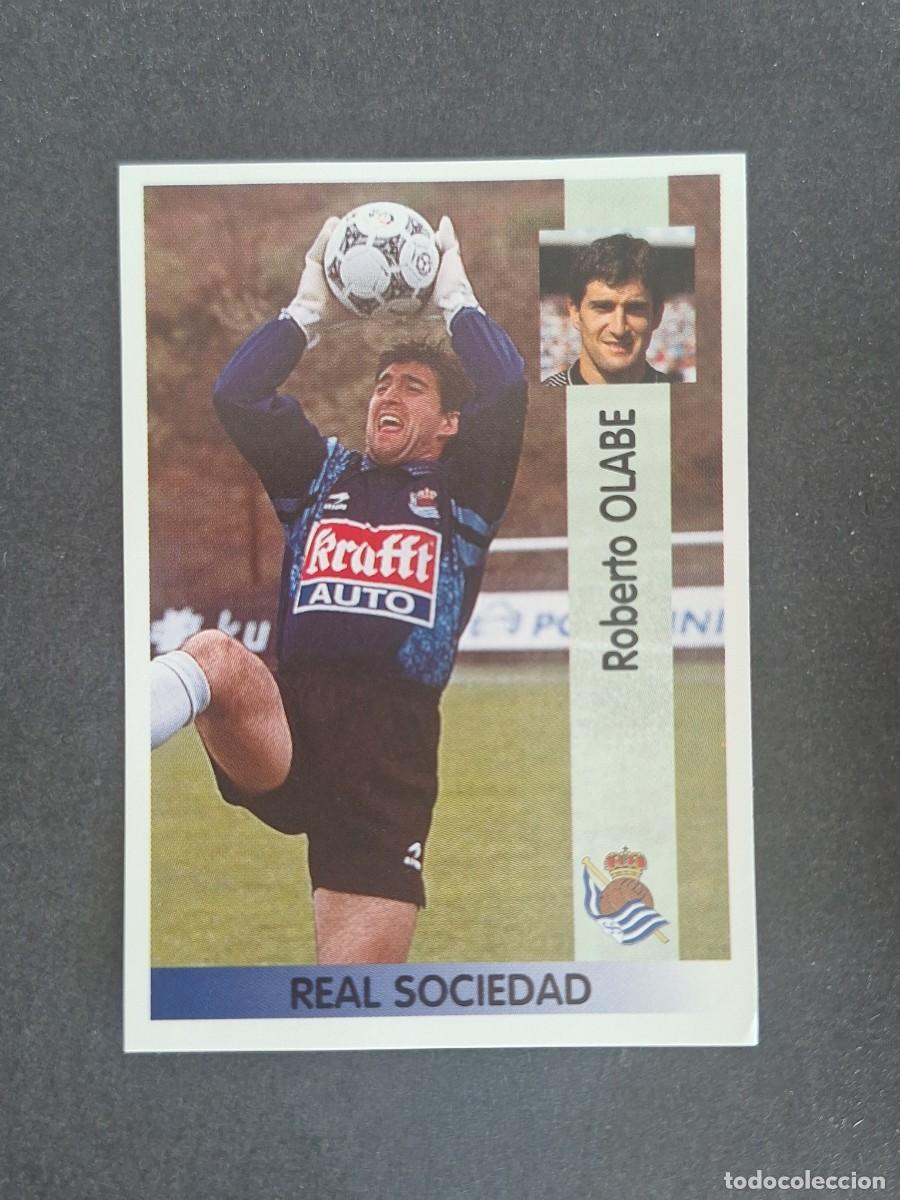 Cromos de f&uacute;tbol: L2 OLABE REAL SOCIEDAD 112 PANINI LIGA 1996 1997 96 97 NUNCA PEGADO SIN PEGAR