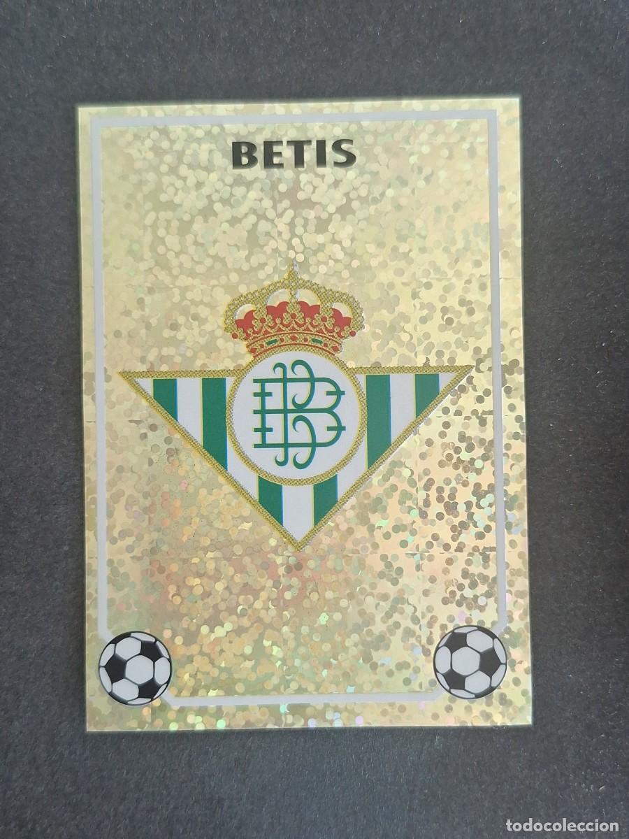 Cromos de f&uacute;tbol: L2 ESCUDO REAL BETIS BALOMPIE PANINI LIGA 1996 1997 96 97 NUNCA PEGADO SIN PEGAR