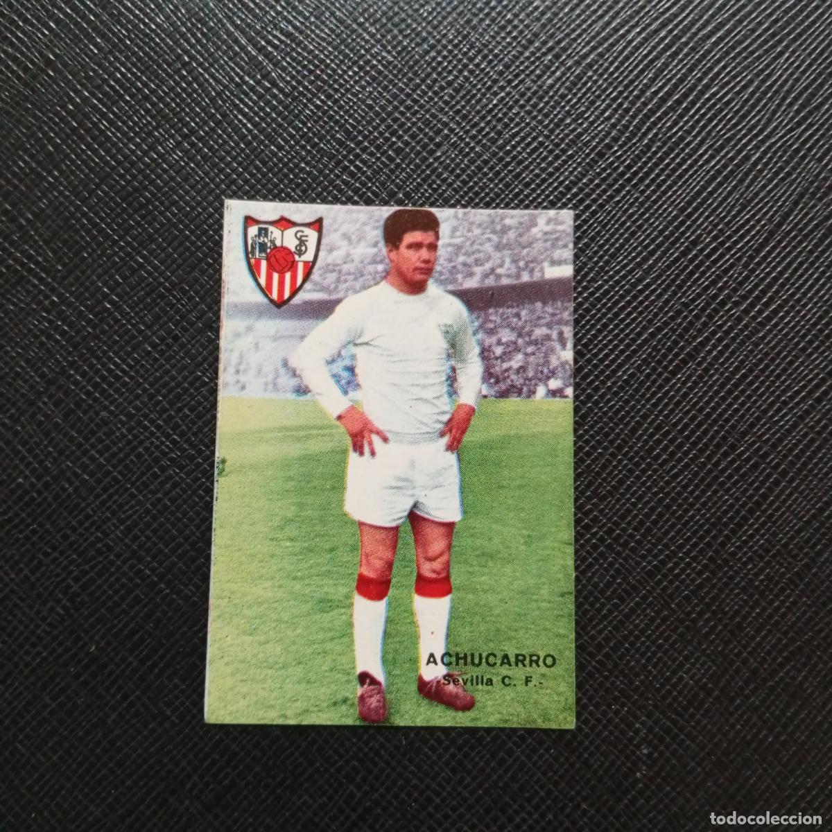 Cromos de f&uacute;tbol: ACHUCARRO SEVILLA FHER 1967 1968 CROMO FUTBOL 67 68 LIGA - SIN PEGAR - A99 PG8