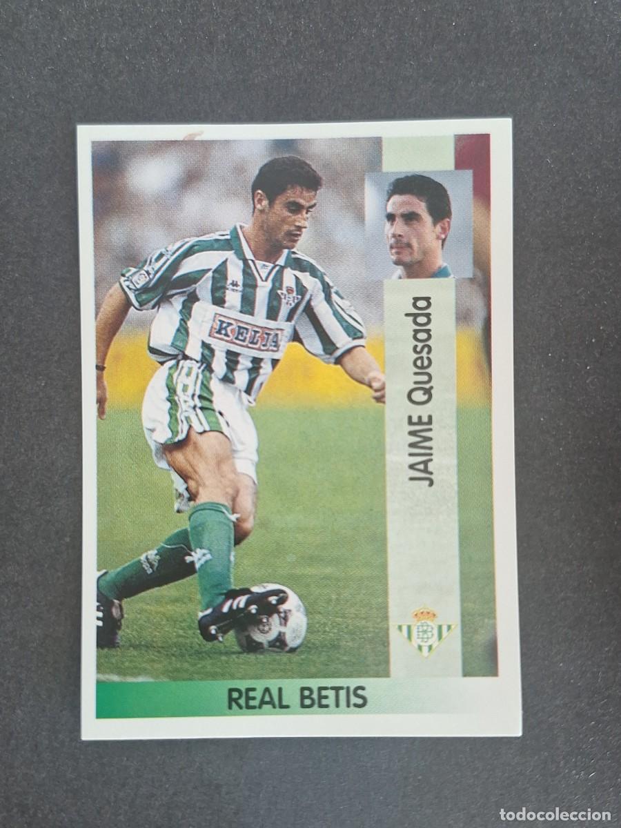 Cromos de f&uacute;tbol: L2 JAIME REAL BETIS BALOMPIE 114 PANINI LIGA 1996 1997 96 97 NUNCA PEGADO SIN PEGAR