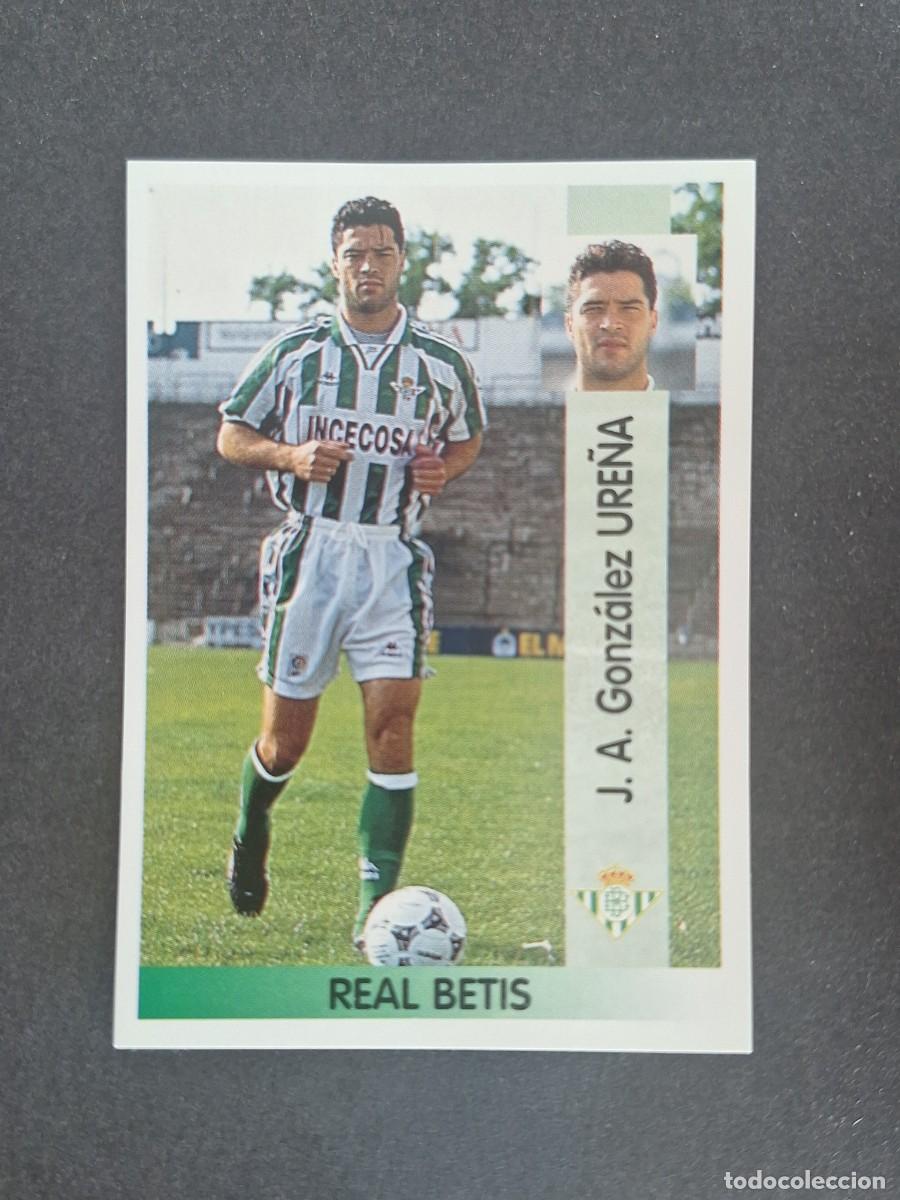 Cromos de f&uacute;tbol: L2 URE&Ntilde;A REAL BETIS BALOMPIE 115 PANINI LIGA 1996 1997 96 97 NUNCA PEGADO SIN PEGAR