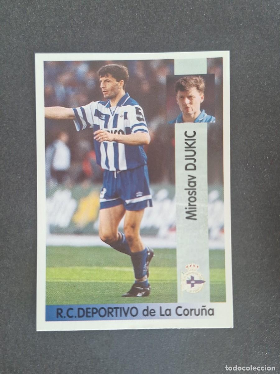 Cromos de f&uacute;tbol: L2 DJUKIC DEPORTIVO DE LA CORU&Ntilde;A 132 PANINI LIGA 1996 1997 96 97 NUNCA PEGADO SIN PEGAR