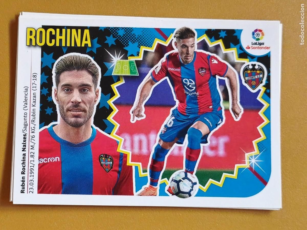 Cromos de f&uacute;tbol: rochina, 2018 19 coloca