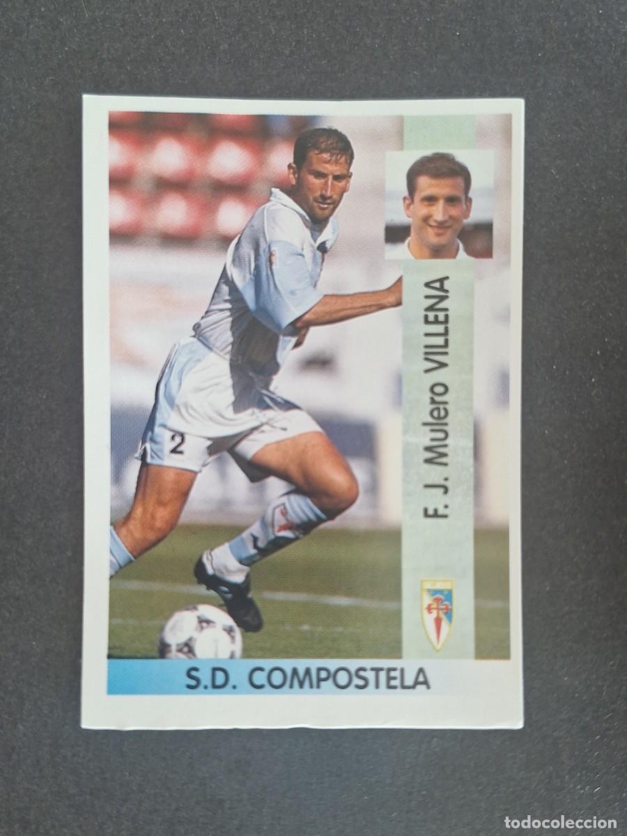 Cromos de f&uacute;tbol: L2 VILLENA S. D. COMPOSTELA 147 PANINI LIGA 1996 1997 96 97 NUNCA PEGADO SIN PEGAR