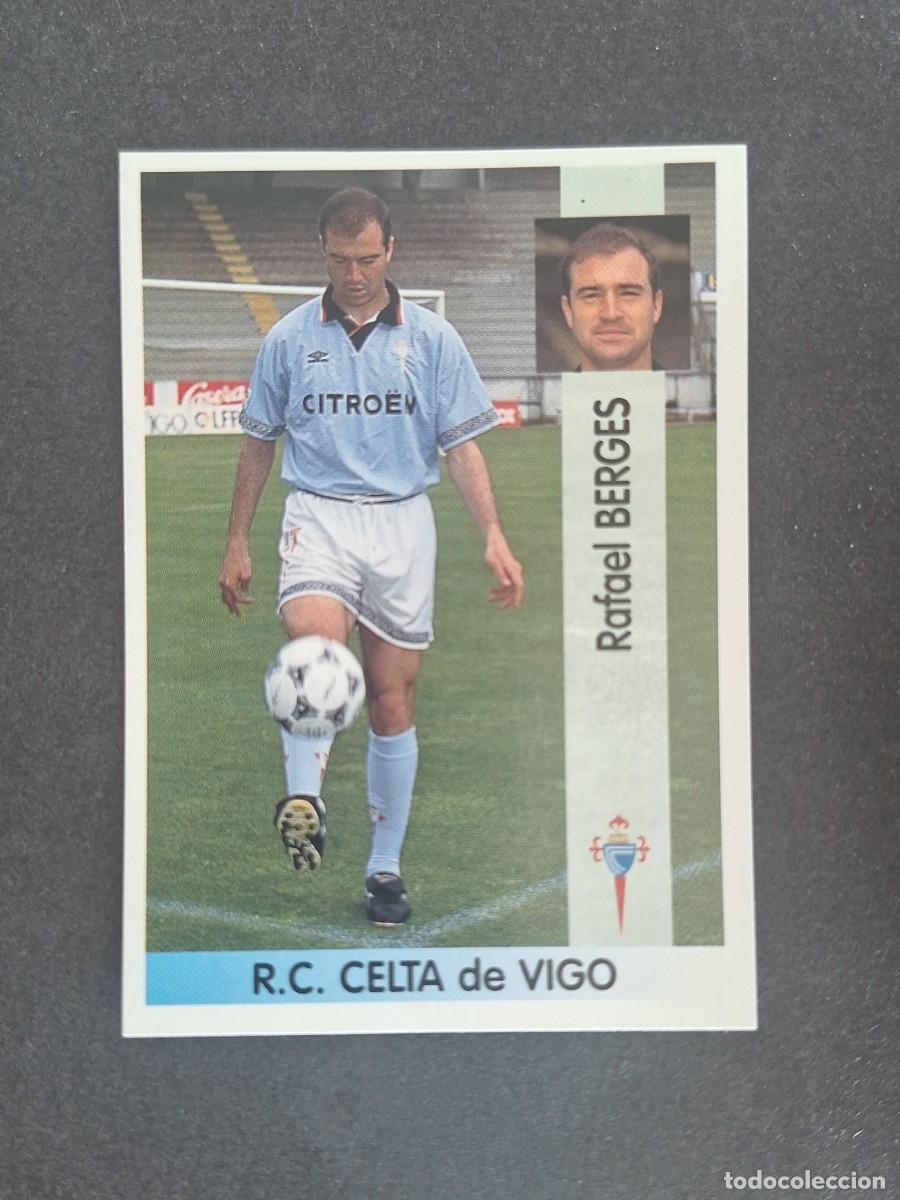 Cromos de f&uacute;tbol: L2 BERGES CELTA DE VIGO 166 PANINI LIGA 1996 1997 96 97 NUNCA PEGADO SIN PEGAR