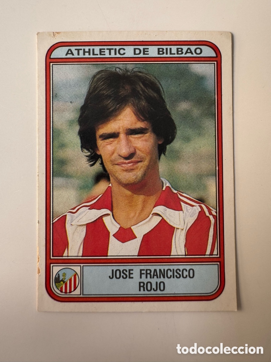 Cromos de f&uacute;tbol: Figurine Panini Futbol 81 - 82 1981 1982 R. Sporting Gijon &ndash; N&ordm; 20 &ndash; JOSE FRANCISCO ROJO