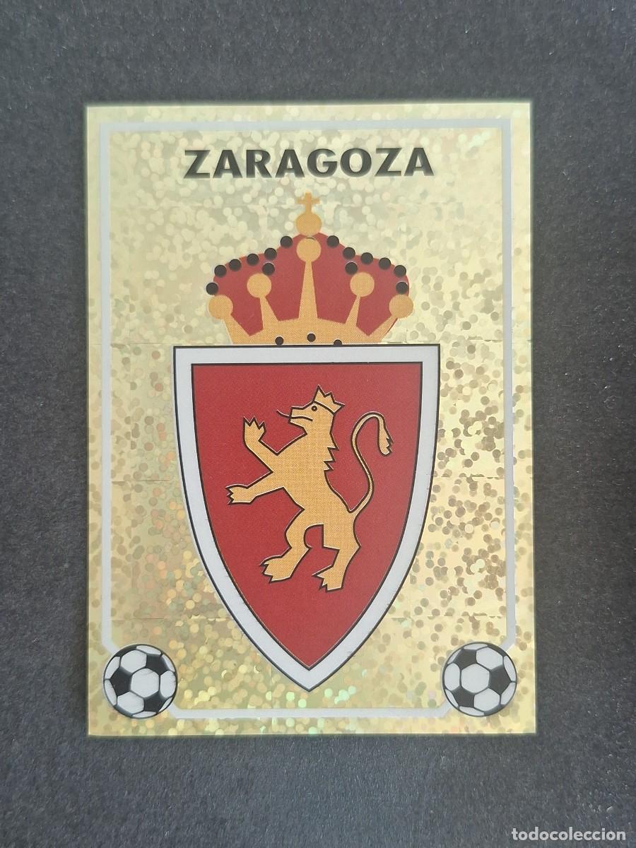 Cromos de f&uacute;tbol: L2 ESCUDO REAL ZARAGOZA PANINI LIGA 1996 1997 96 97 NUNCA PEGADO SIN PEGAR