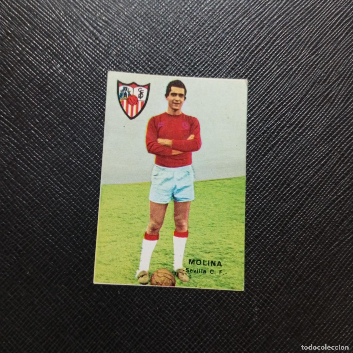 Cromos de f&uacute;tbol: MOLINA SEVILLA FHER 1967 1968 CROMO FUTBOL 67 68 LIGA - SIN PEGAR - A99 PG18 B