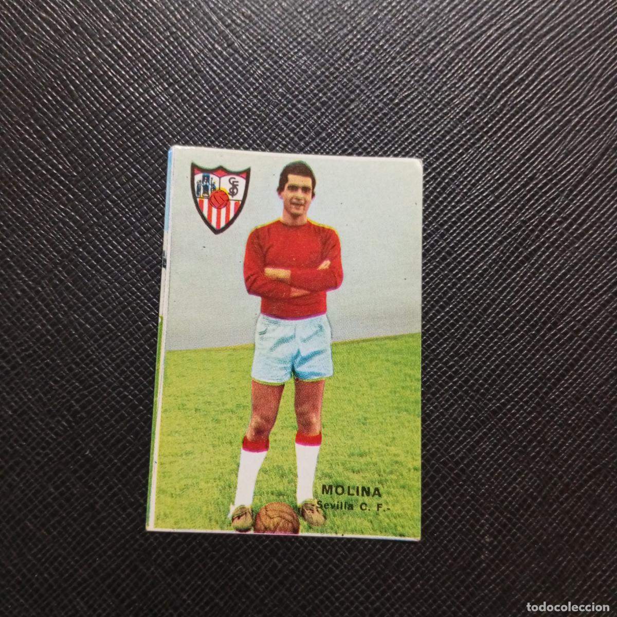 Cromos de f&uacute;tbol: MOLINA SEVILLA FHER 1967 1968 CROMO FUTBOL 67 68 LIGA - SIN PEGAR - A99 PG19