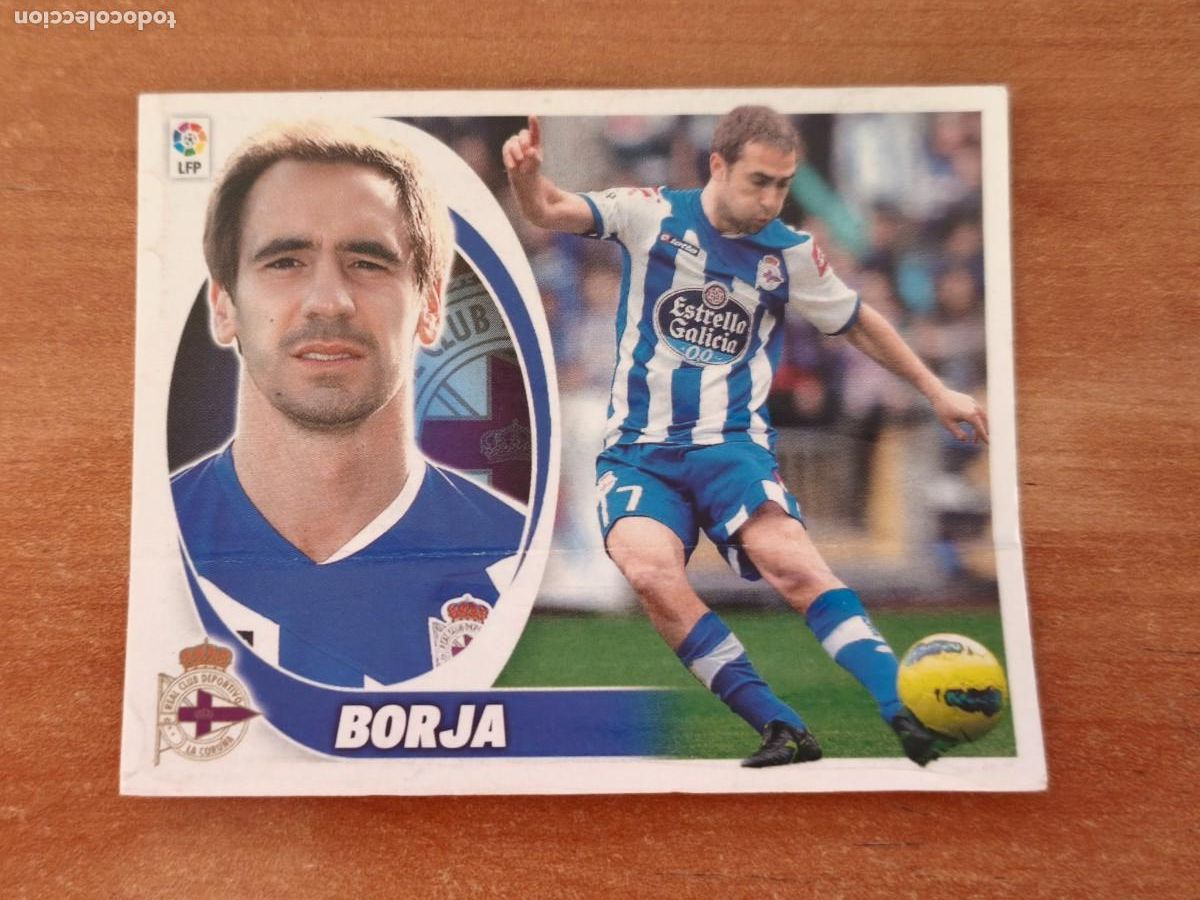 Cromos de f&uacute;tbol: borja, 2012 13 cromo error - Foto 1