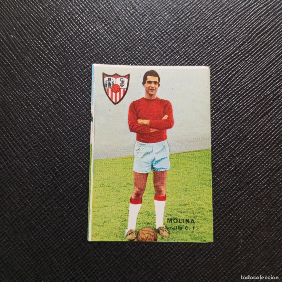 Cromos de f&uacute;tbol: MOLINA SEVILLA FHER 1967 1968 CROMO FUTBOL 67 68 LIGA - SIN PEGAR - A99 PG19 B