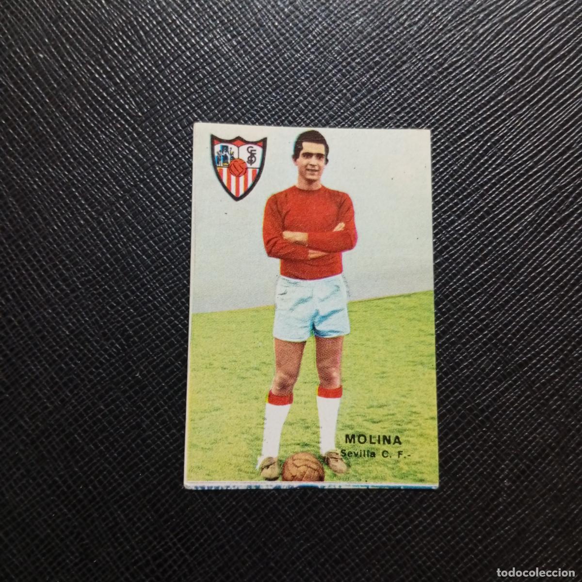 Cromos de f&uacute;tbol: MOLINA SEVILLA FHER 1967 1968 CROMO FUTBOL 67 68 LIGA - SIN PEGAR - A99 PG20