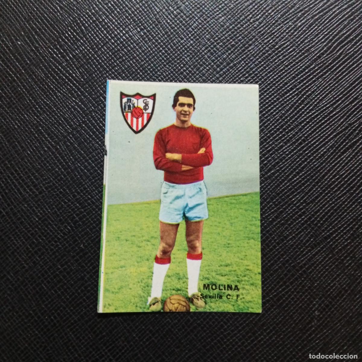 Cromos de f&uacute;tbol: MOLINA SEVILLA FHER 1967 1968 CROMO FUTBOL 67 68 LIGA - SIN PEGAR - A99 PG21