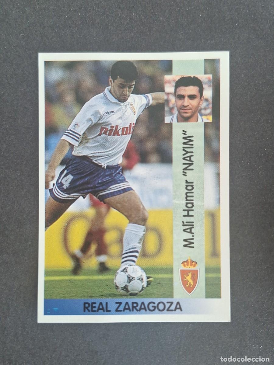 Cromos de f&uacute;tbol: L2 NAYIM REAL ZARAGOZA 184 PANINI LIGA 1996 1997 96 97 NUNCA PEGADO SIN PEGAR