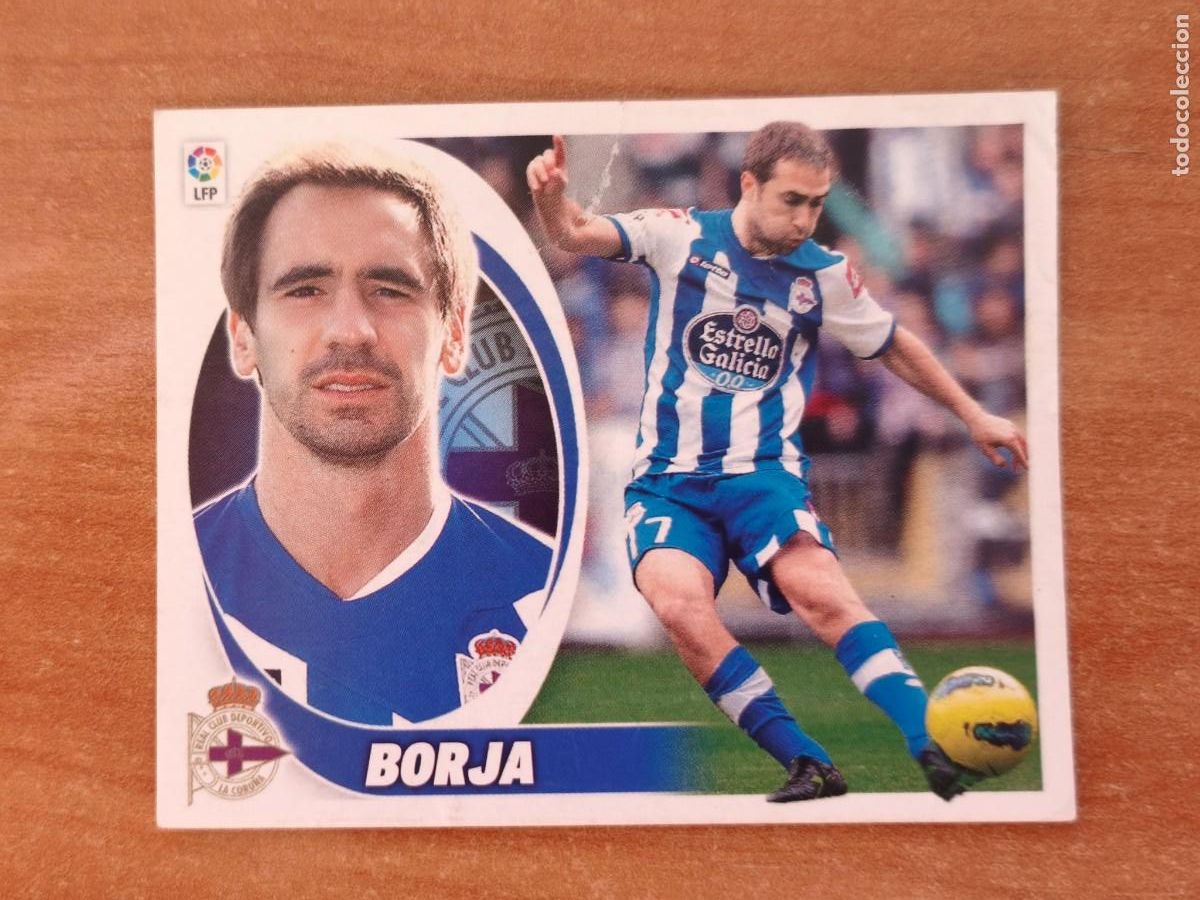 Cromos de f&uacute;tbol: borja, 2012 13 cromo error