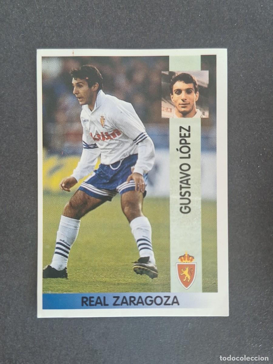 Cromos de f&uacute;tbol: L2 GUSTAVO LOPEZ REAL ZARAGOZA 186 PANINI LIGA 1996 1997 96 97 NUNCA PEGADO SIN PEGAR