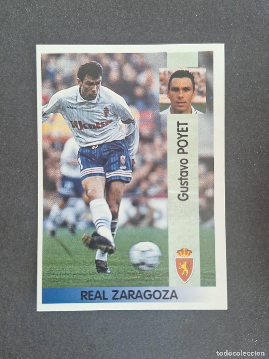 Cromos de f&uacute;tbol: L2 POYET REAL ZARAGOZA 187 PANINI LIGA 1996 1997 96 97 NUNCA PEGADO SIN PEGAR