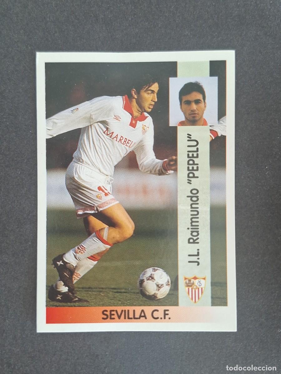Fu&szlig;ball-Sticker: L2 PEPELU SEVILLA F. C. 217 PANINI LIGA 1996 1997 96 97 NUNCA PEGADO SIN PEGAR