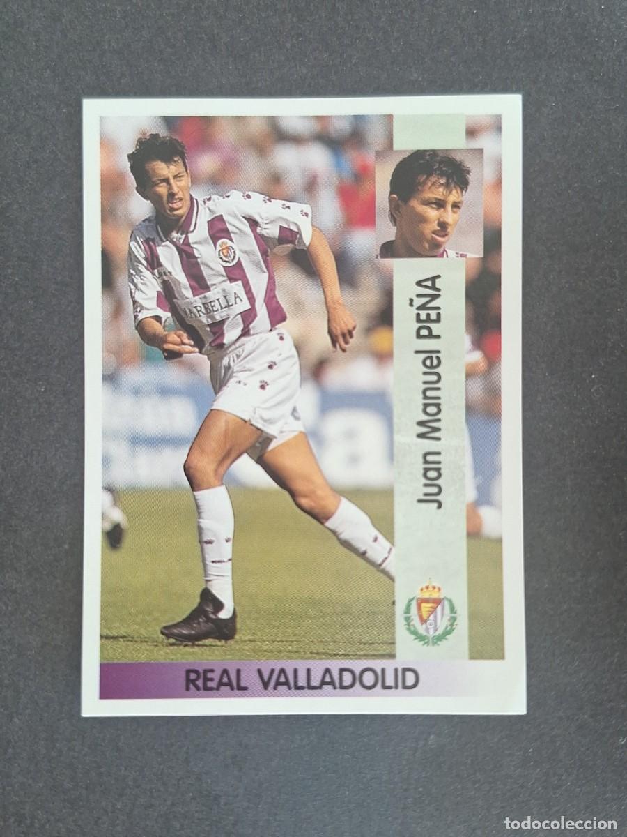 Figurine di Calcio: L2 PE&Ntilde;A REAL VALLADOLID 244 PANINI LIGA 1996 1997 96 97 NUNCA PEGADO SIN PEGAR