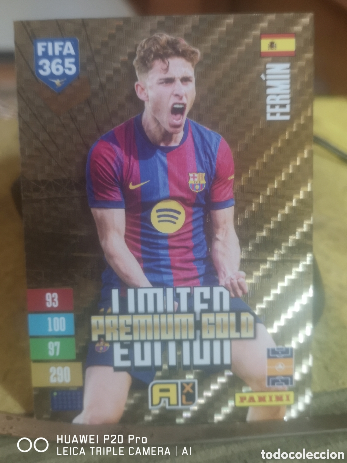 Cromos de f&uacute;tbol: FIFA 365 ADRENALYN 2027 FERM&Iacute;N L&Oacute;PEZ LIMITED EDITION PREMIUM GOLD - BARCELONA