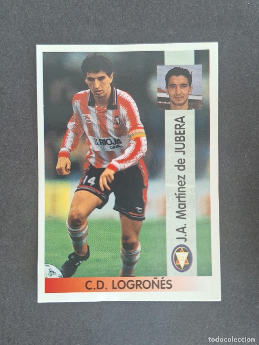 Cromos de f&uacute;tbol: L2 JUBERA C. D. LOGRO&Ntilde;ES 310 PANINI LIGA 1996 1997 96 97 NUNCA PEGADO SIN PEGAR
