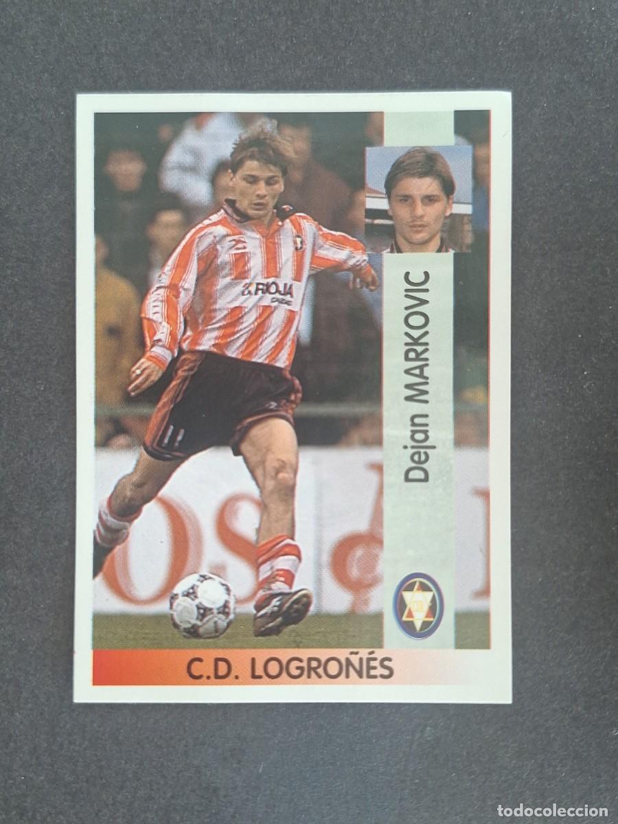 Cromos de f&uacute;tbol: L2 MARKOVIC C. D. LOGRO&Ntilde;ES 317 PANINI LIGA 1996 1997 96 97 NUNCA PEGADO SIN PEGAR