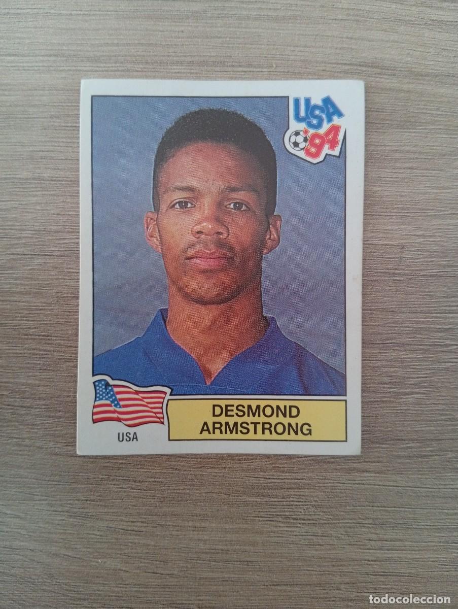 Cartes &agrave; collectionner de Football: DESMOND ARMSTRONG 19 ESTADOS UNIDOS MUNDIAL USA 94 1994 SIN PEGAR NUNCA PEGADO