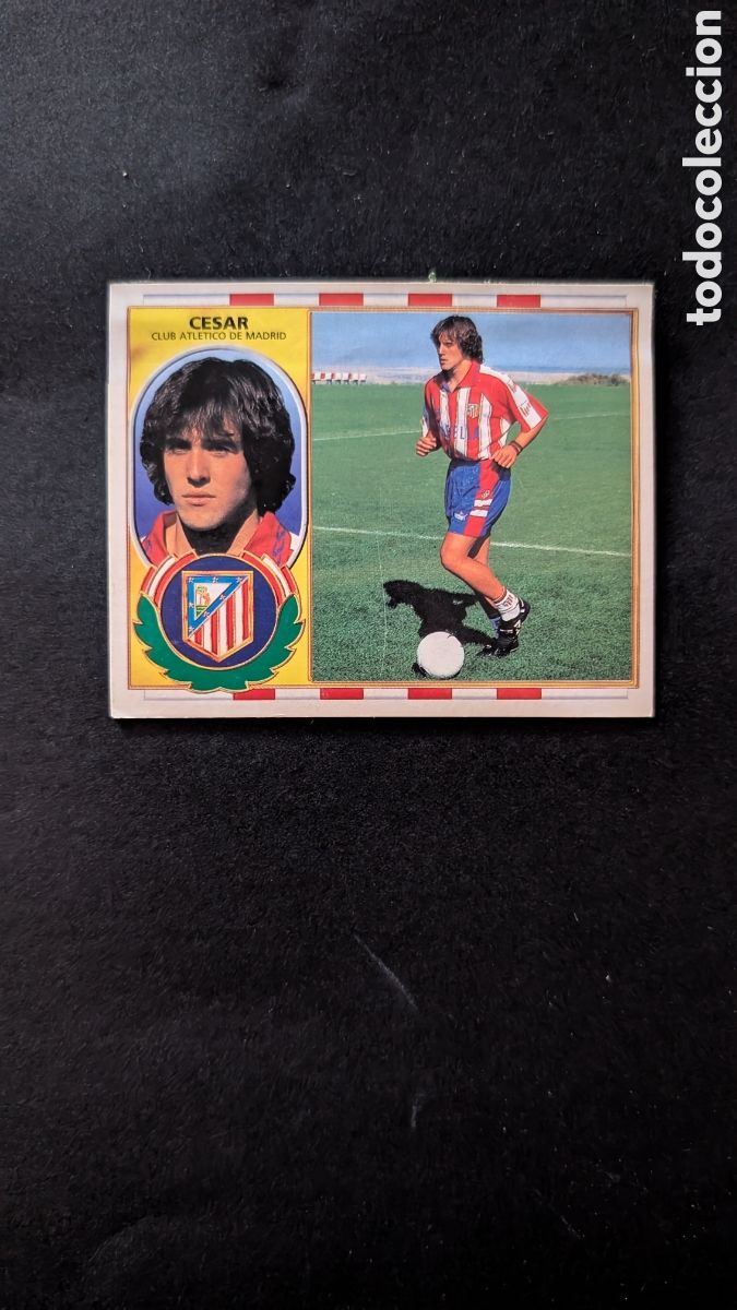 Cromos de f&uacute;tbol: CESAR ATLETICO MADRID FICHAJE 28 LIGA ESTE 1996/97 96 97 VENTANILLA
