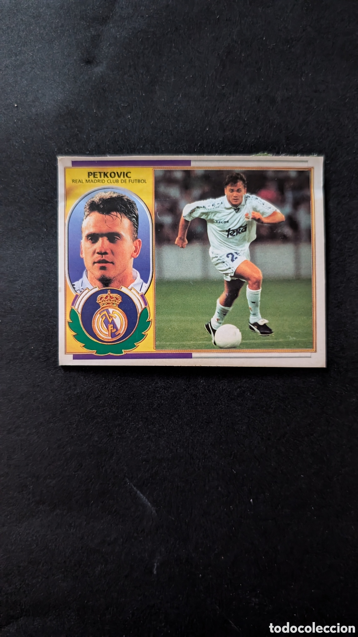 Cromos de f&uacute;tbol: PETKOVIC REAL MADRID FICHAJE 29 LIGA ESTE 1996/97 96 97 VENTANILLA