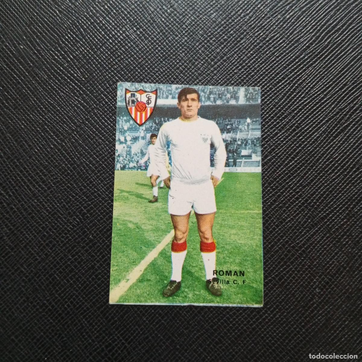 Cromos de f&uacute;tbol: ROMAN SEVILLA FHER 1967 1968 CROMO FUTBOL 67 68 LIGA - SIN PEGAR - A99 PG24