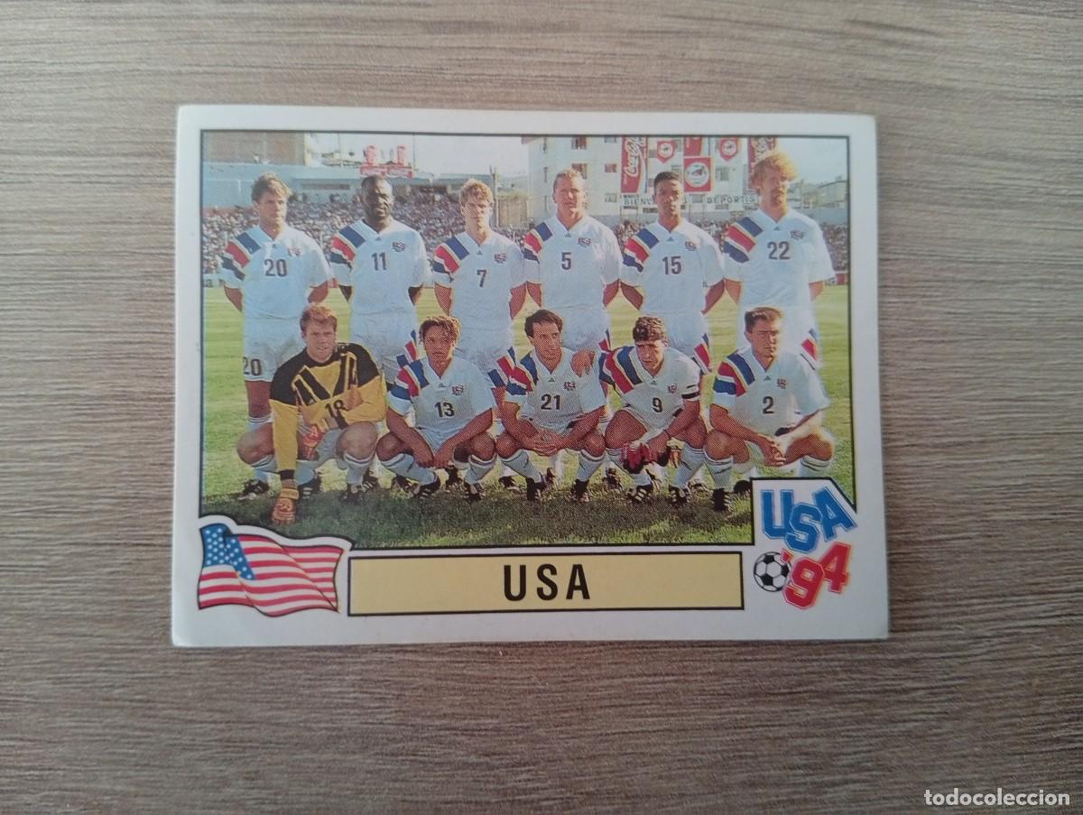 Cromos de f&uacute;tbol: ALINEACION 29 ESTADOS UNIDOS MUNDIAL USA 94 1994 SIN PEGAR NUNCA PEGADO