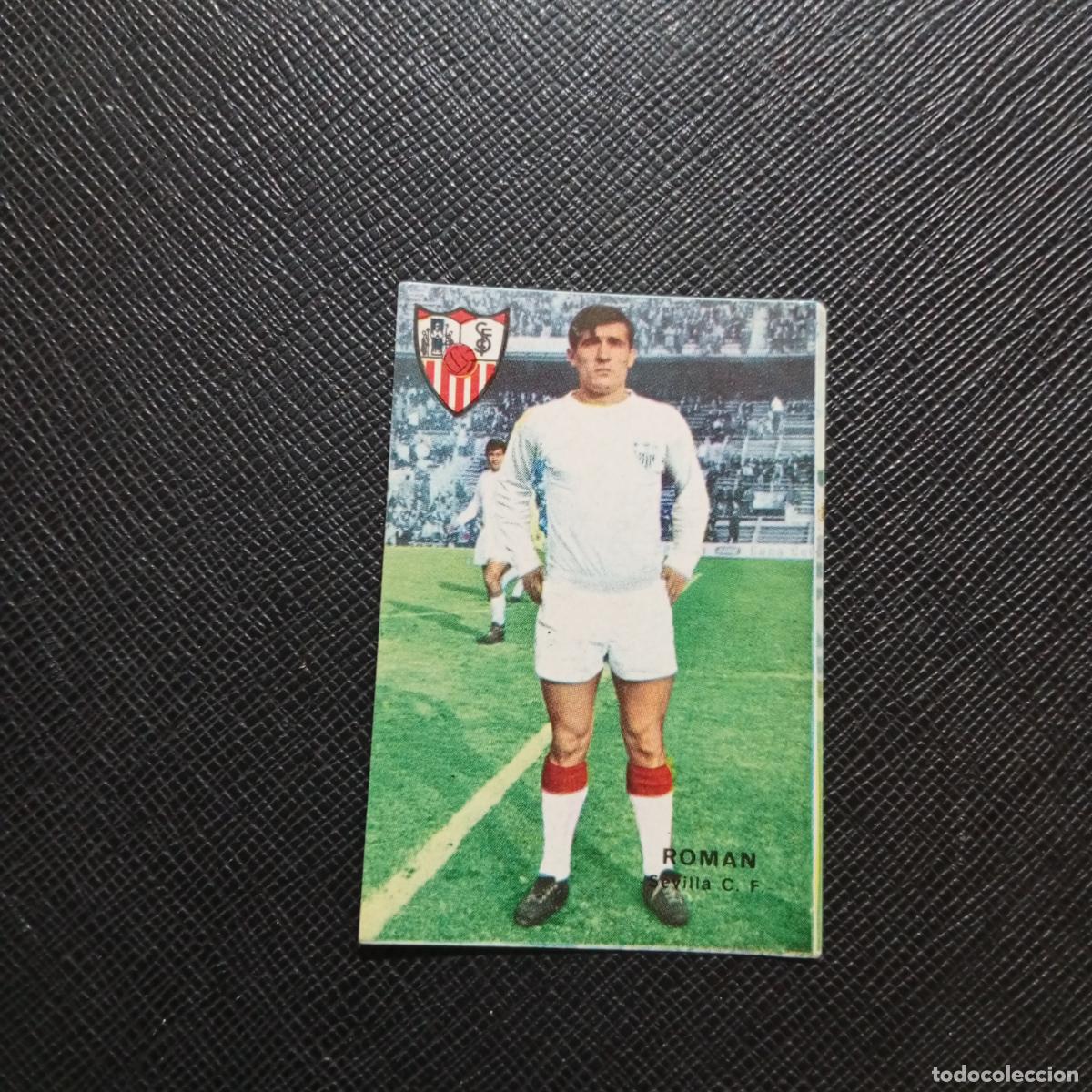 Cromos de f&uacute;tbol: ROMAN SEVILLA FHER 1967 1968 CROMO FUTBOL 67 68 LIGA - SIN PEGAR - A99 PG28