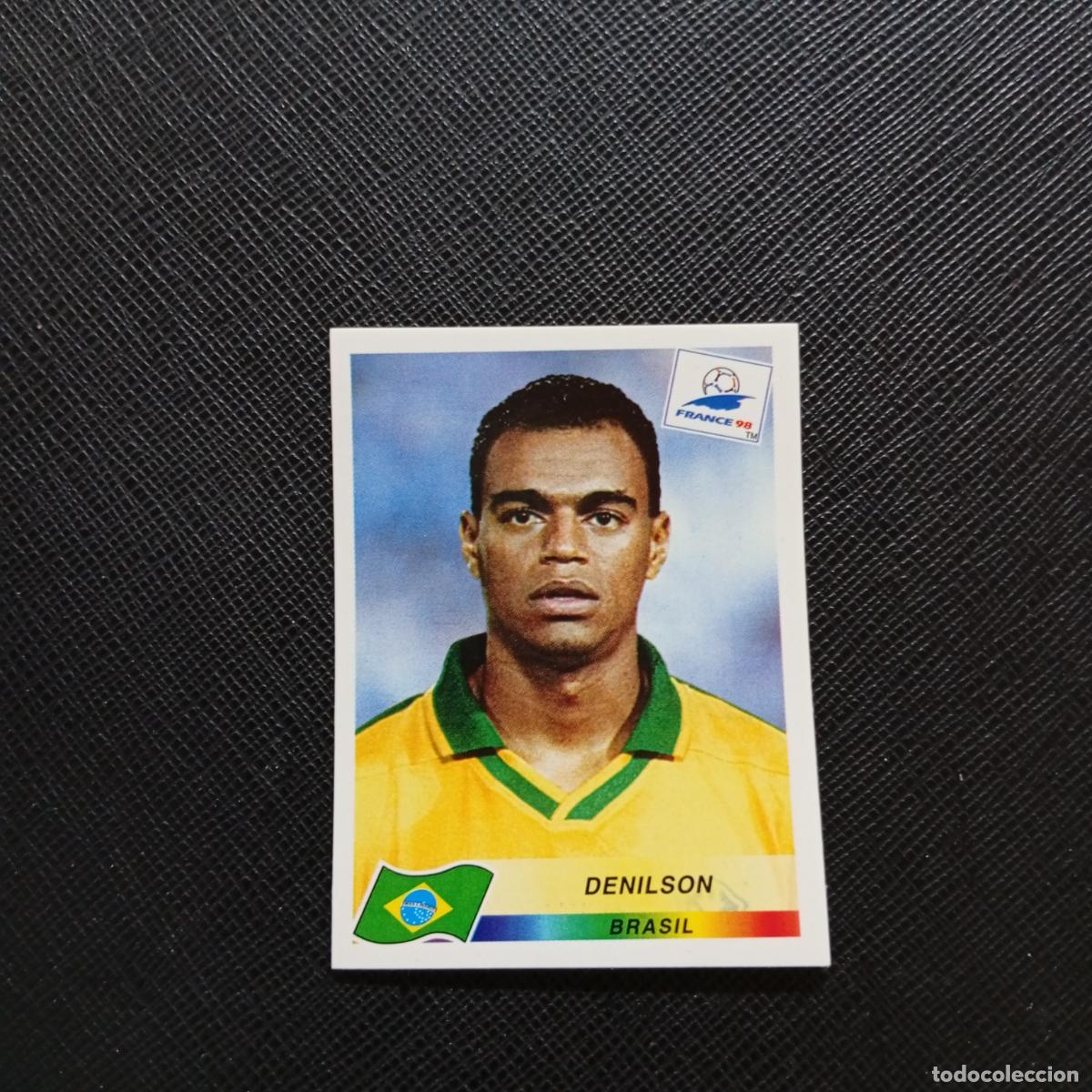 Figurine di Calcio: 25 DENILSON BRASIL PANINI 1998 MUNDIAL CROMO FUTBOL FRANCIA 98 - SIN PEGAR - A26 PG38