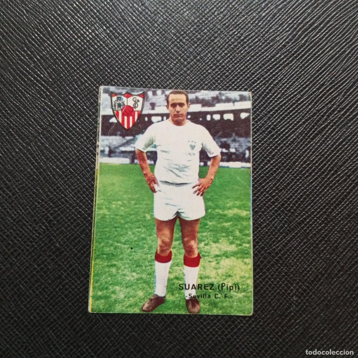 Football Stickers: SUAREZ PIPI SEVILLA FHER 1967 1968 CROMO FUTBOL 67 68 LIGA - SIN PEGAR - A99 PG27