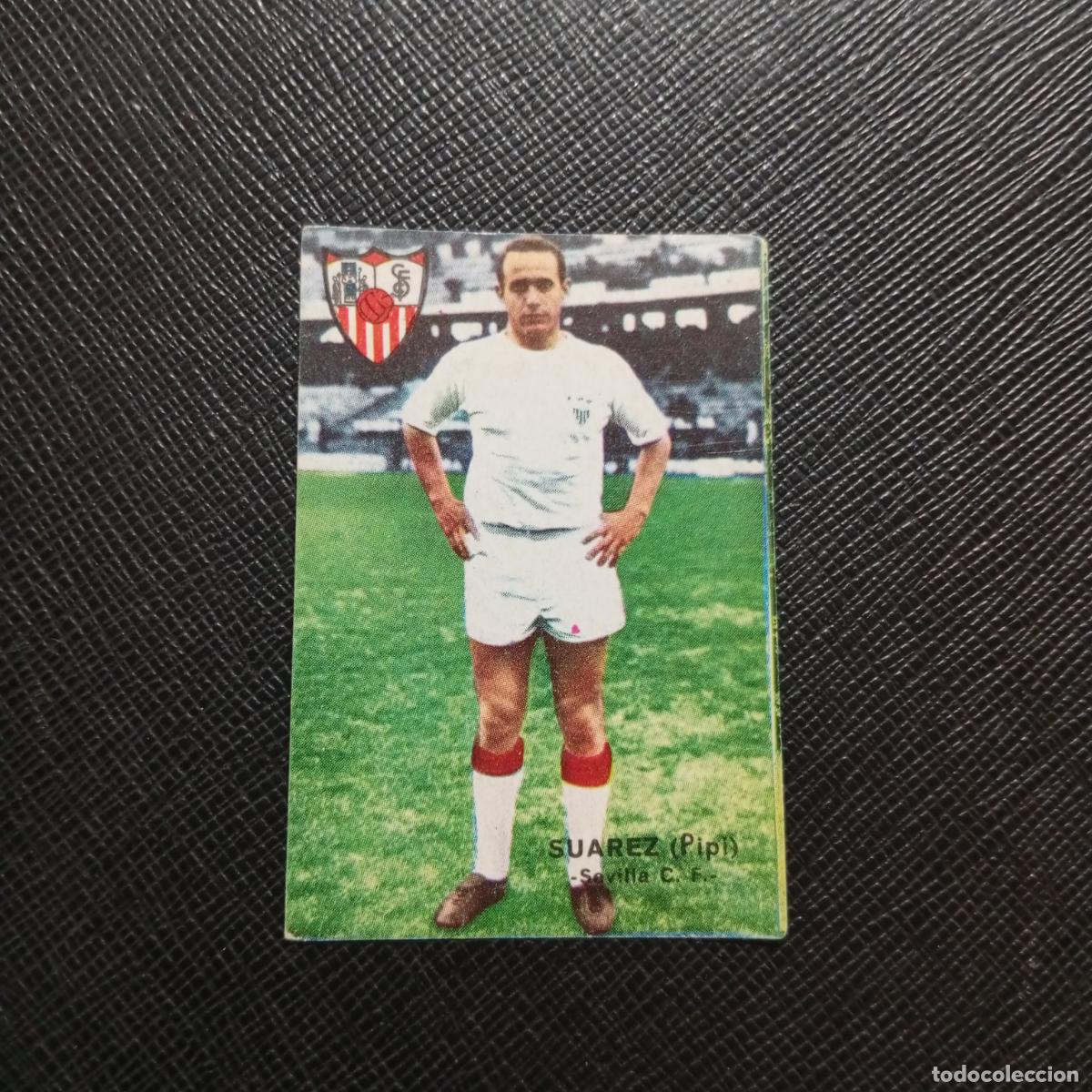 Football Stickers: SUAREZ PIPI SEVILLA FHER 1967 1968 CROMO FUTBOL 67 68 LIGA - SIN PEGAR - A99 PG28