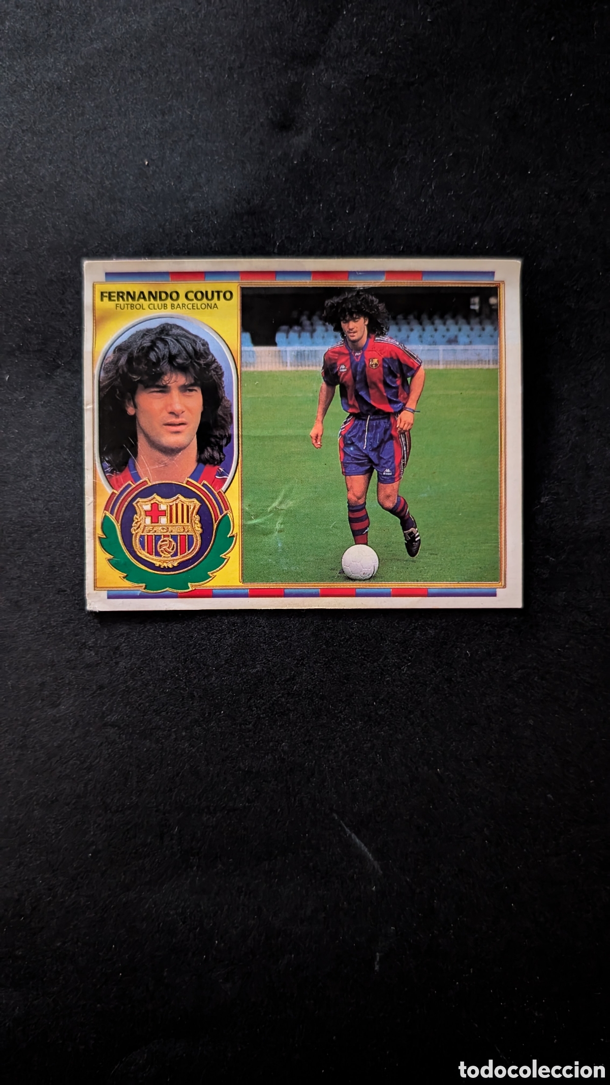 Football Stickers: FERNANDO COUTO BARCELONA COLOCA LIGA ESTE 1996/97 96 97 VENTANILLA