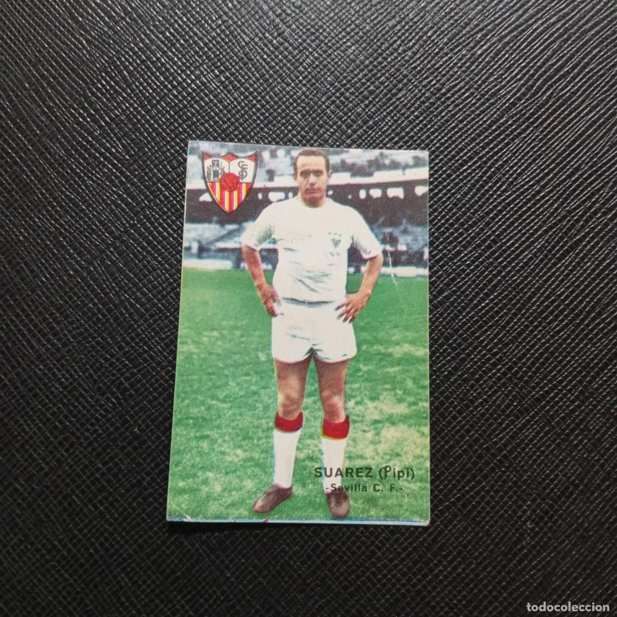 Football Stickers: SUAREZ PIPI SEVILLA FHER 1967 1968 CROMO FUTBOL 67 68 LIGA - SIN PEGAR - A99 PG28 B