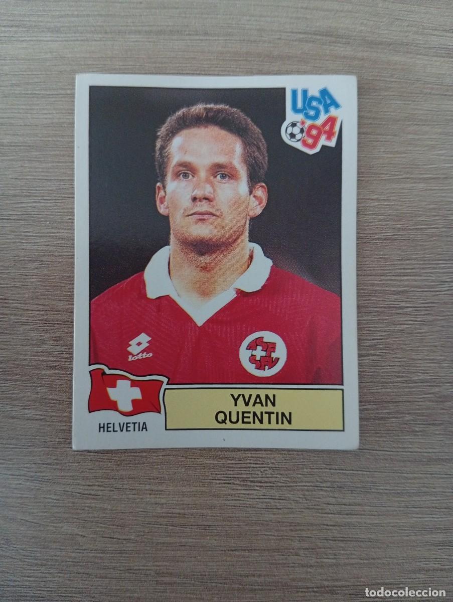 Football Stickers: YVAN QUENTIN 40 SUIZA MUNDIAL USA 94 1994 SIN PEGAR NUNCA PEGADO