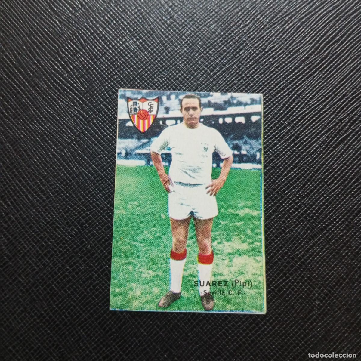 Football Stickers: SUAREZ PIPI SEVILLA FHER 1967 1968 CROMO FUTBOL 67 68 LIGA - SIN PEGAR - A99 PG29 B