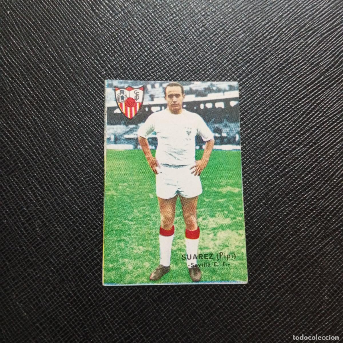 Football Stickers: SUAREZ PIPI SEVILLA FHER 1967 1968 CROMO FUTBOL 67 68 LIGA - SIN PEGAR - A99 PG30