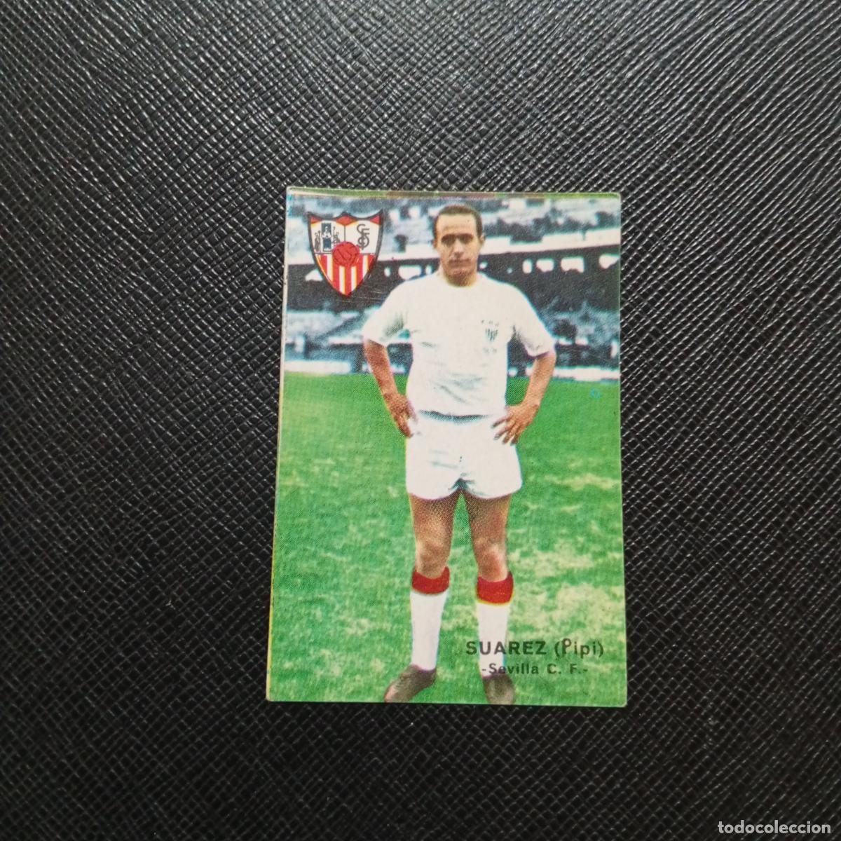 Football Stickers: SUAREZ PIPI SEVILLA FHER 1967 1968 CROMO FUTBOL 67 68 LIGA - SIN PEGAR - A99 PG30 B