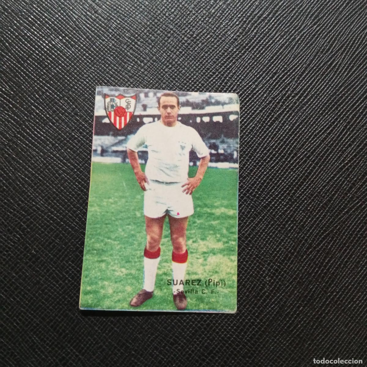 Football Stickers: SUAREZ PIPI SEVILLA FHER 1967 1968 CROMO FUTBOL 67 68 LIGA - SIN PEGAR - A99 PG31
