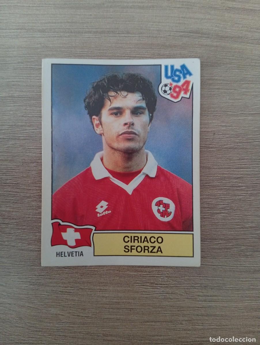 Cromos de Futebol: CIRIACO SFORZA 44 SUIZA MUNDIAL USA 94 1994 SIN PEGAR NUNCA PEGADO