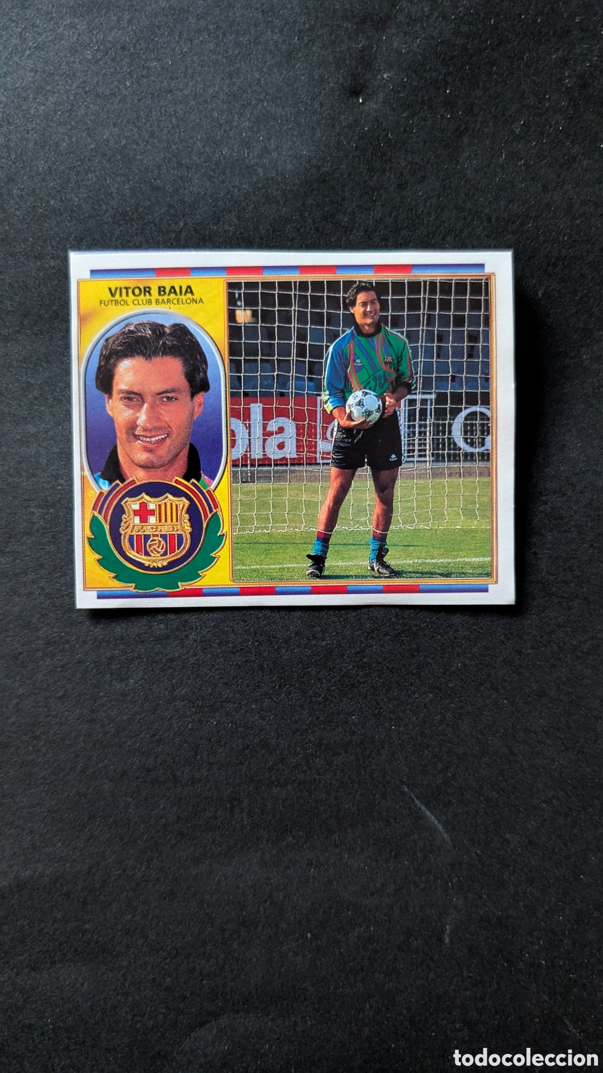 Cartes &agrave; collectionner de Football: VITOR BAIA BARCELONA VERSION LIGA ESTE 1996/97 96 97 RECORTADO
