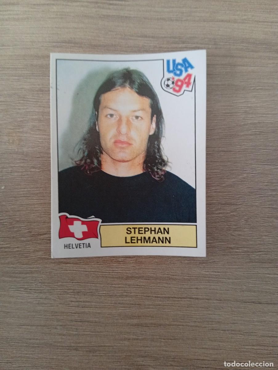 Cartes &agrave; collectionner de Football: STEPHAN LEHMANN 53 SUIZA MUNDIAL USA 94 1994 SIN PEGAR NUNCA PEGADO PANINI
