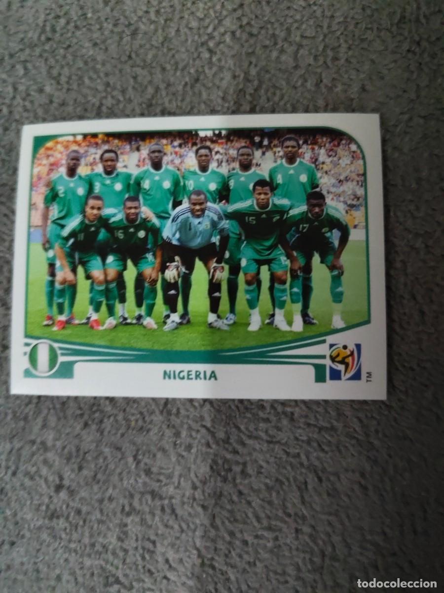 Cartes &agrave; collectionner de Football: 125 PANINI MUNDIAL 2010 WORLD CUP TEAM PLANTILLA NIGERIA CROMO 10 SUD&Aacute;FRICA NUEVO AAN