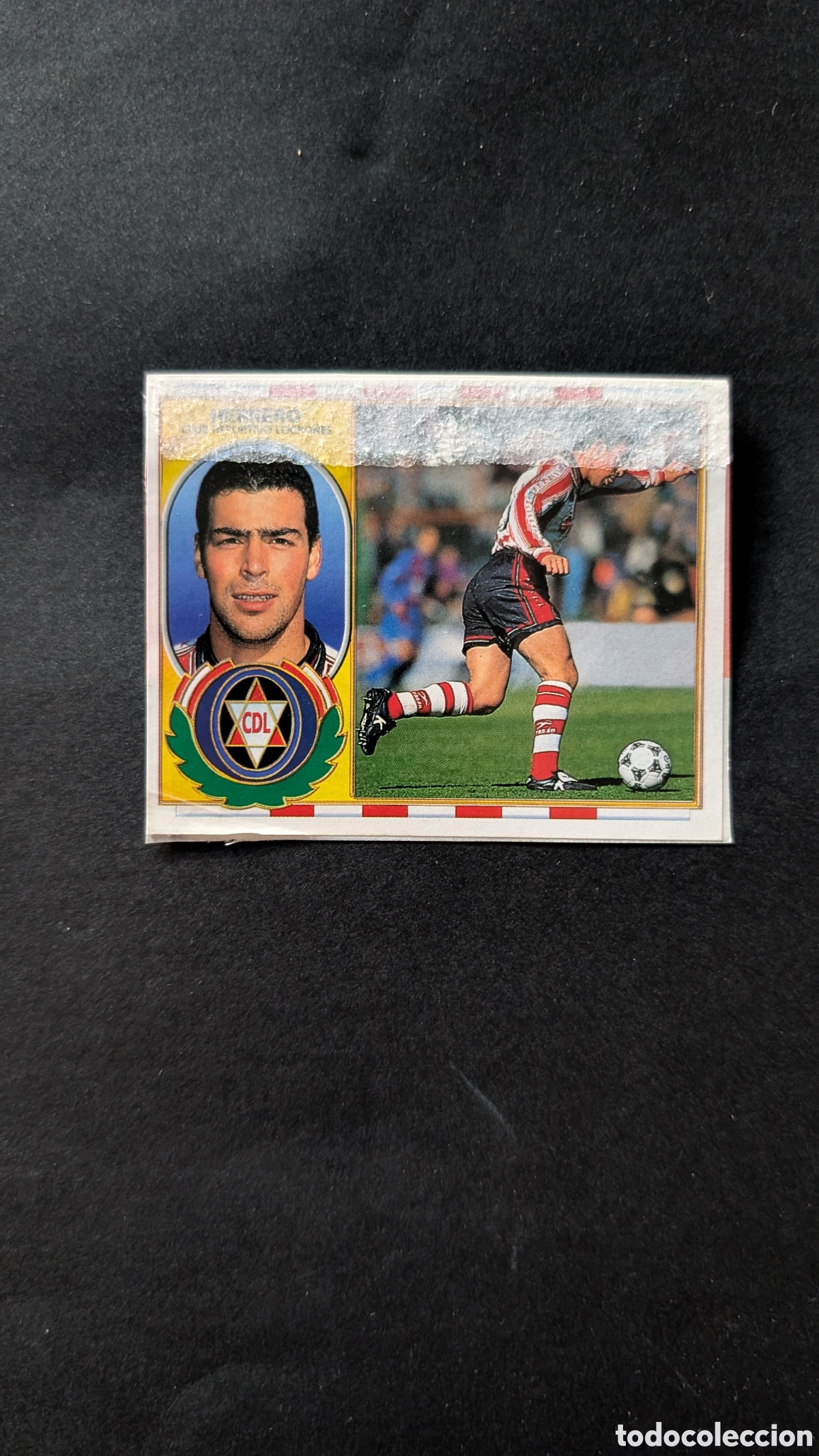 Cartes &agrave; collectionner de Football: HERRERO LOGRO&Ntilde;ES BAJA LIGA ESTE 1996/97 96 97 RECORTADO