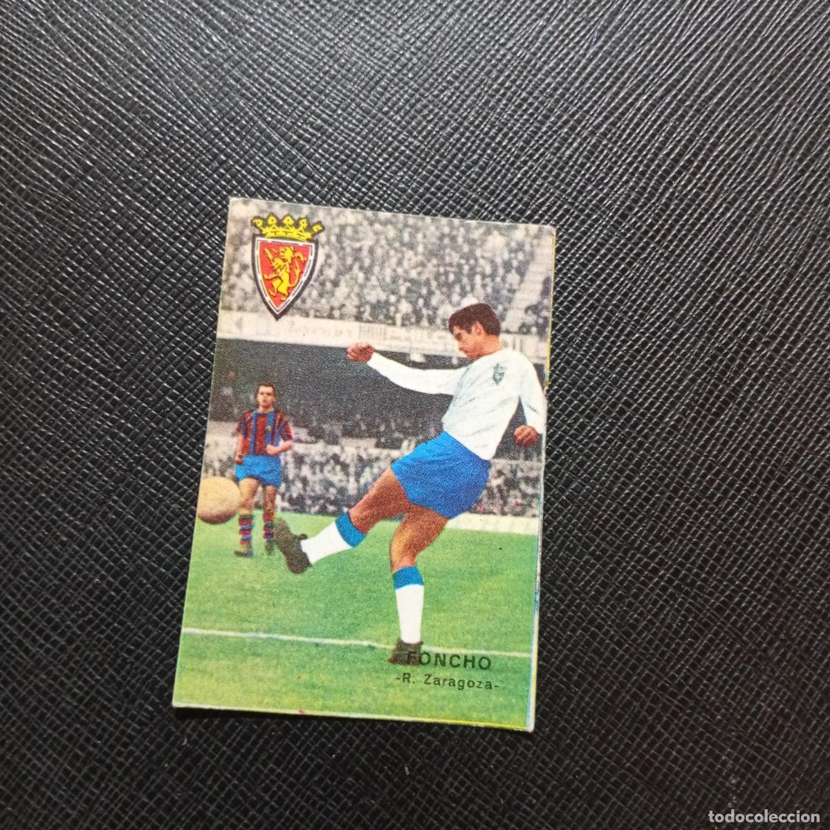 Cartes &agrave; collectionner de Football: FONCHO ZARAGOZA FHER 1967 1968 CROMO FUTBOL 67 68 LIGA - SIN PEGAR - A99 PG37 B