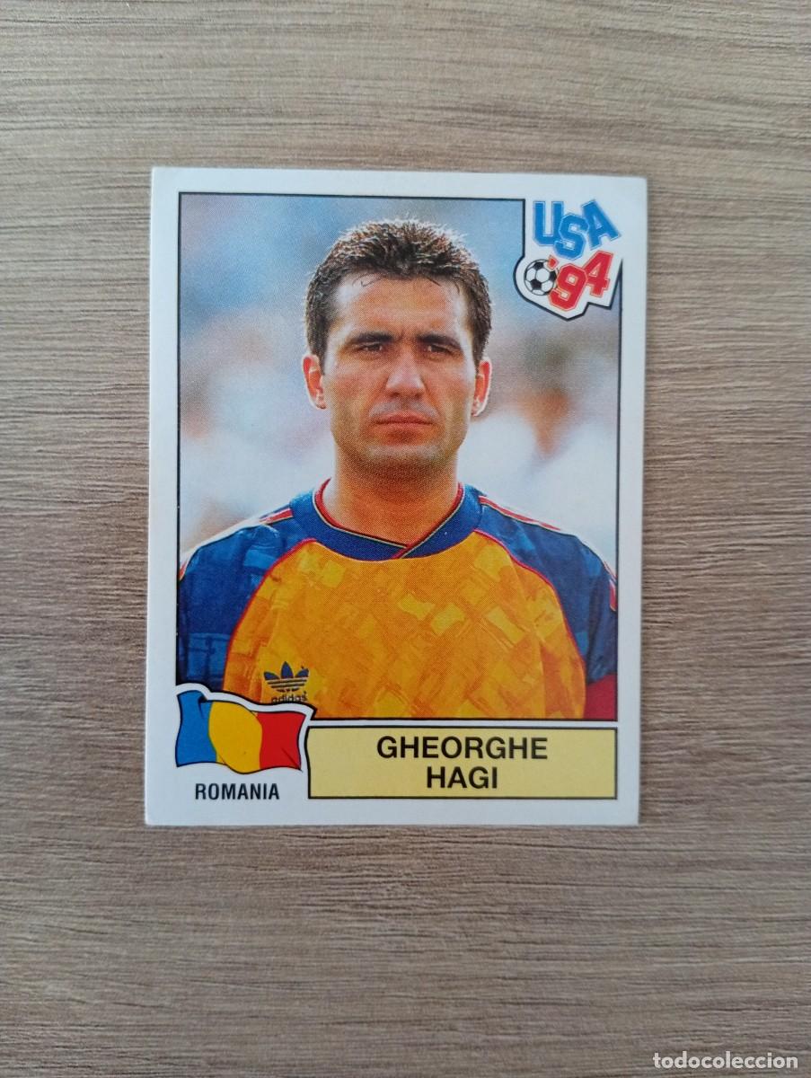 Cartes &agrave; collectionner de Football: GHEORGE HAGI 85 RUMANIA MUNDIAL USA 94 1994 SIN PEGAR NUNCA PEGADO